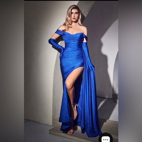 Sparkly blue Prom dress - Picture 5 of 5